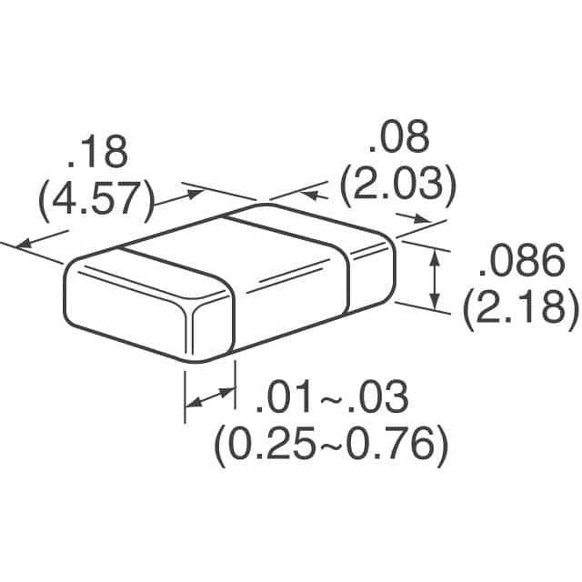 VJ1808Y102KXEAT5Z Vishay Vitramon  Ceramic Capacitors